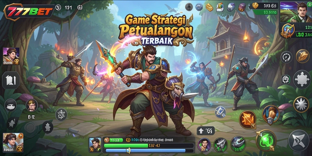 Gameplay mendebarkan dari 777BET dalam genre SLG.