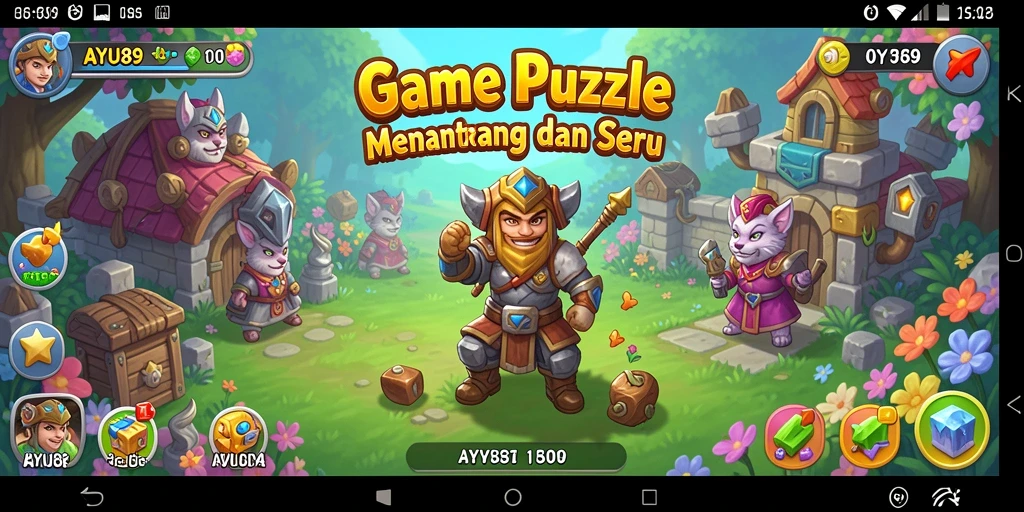 Tampilan gameplay AYU89 yang menyenangkan dan menantang.