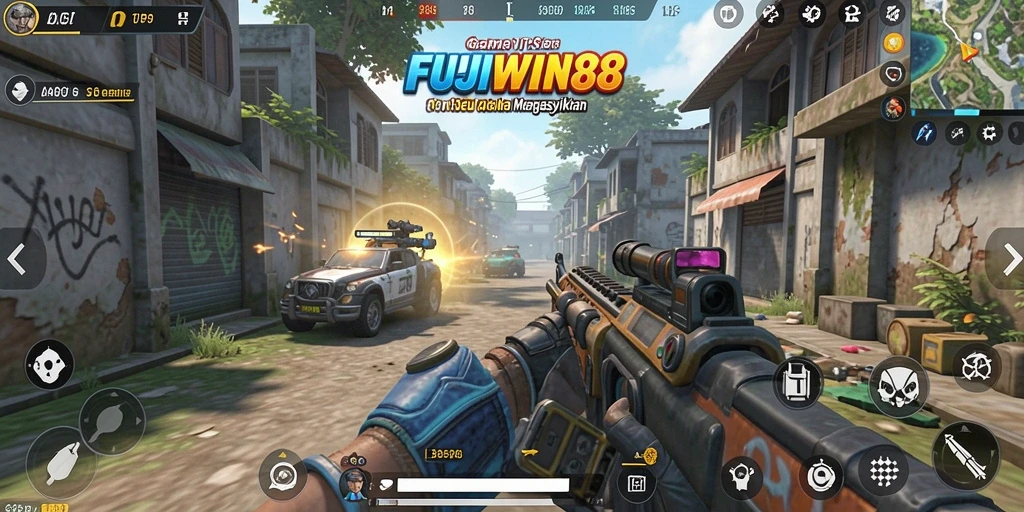 Gameplay FUJIWIN88 yang seru dan menegangkan dalam mode TPS.