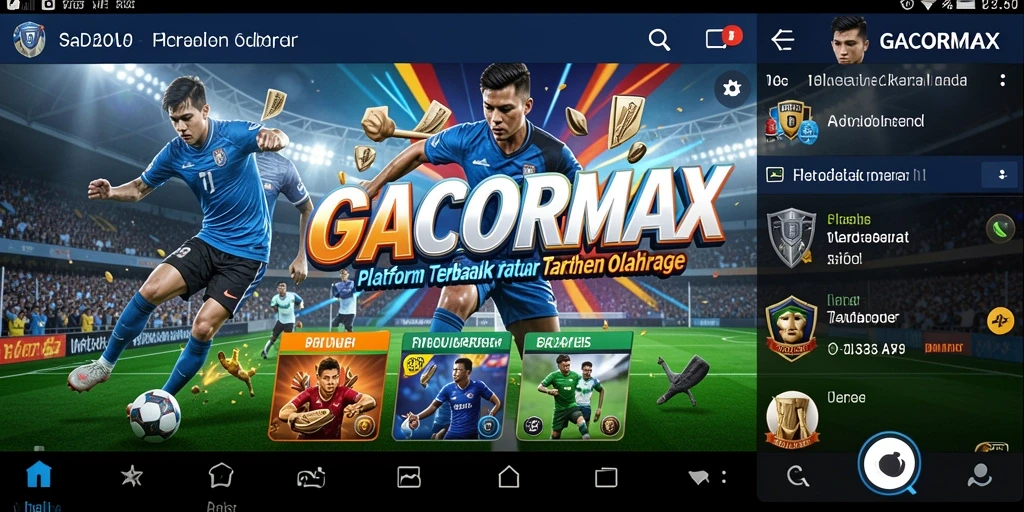 Tampilan gameplay GACORMAX yang menarik dalam taruhan olahraga.