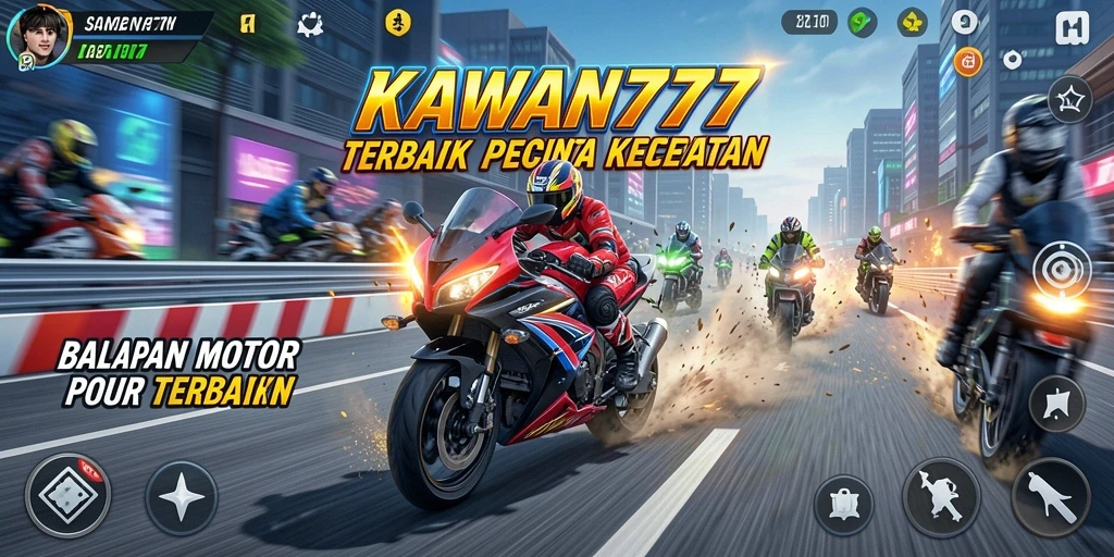 Gambaran jelas dari aksi balapan seru di KAWAN777.