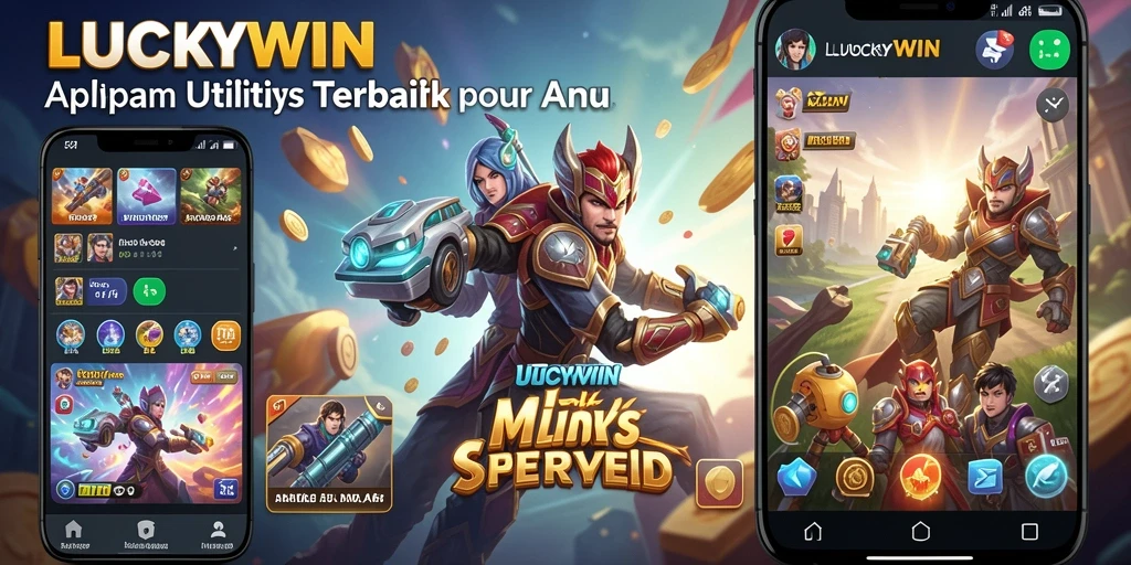 Tampilan antarmuka LUCKYWIN yang user-friendly dan intuitif.