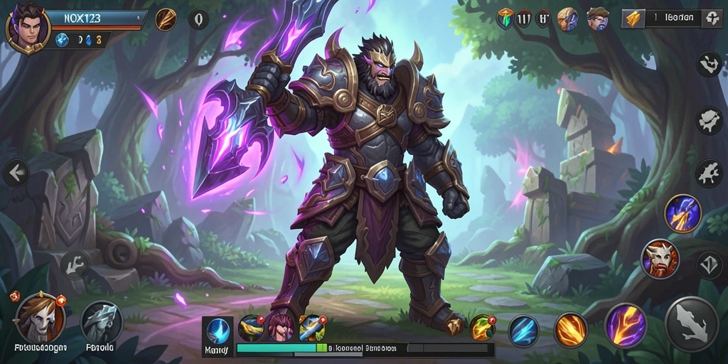 Tampilan gameplay seru dan grafis memukau dalam NOX123.