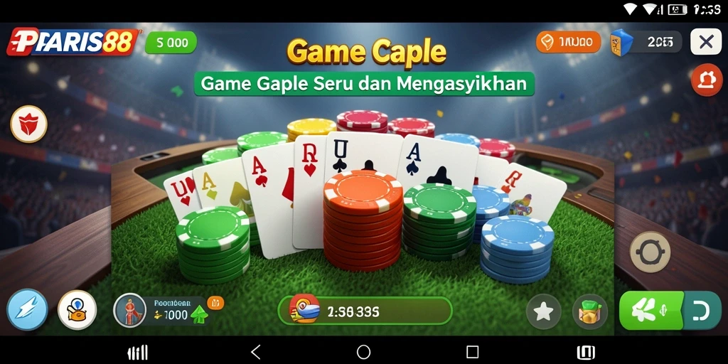Tampilan gameplay seru dan interaktif dari PARIS88.