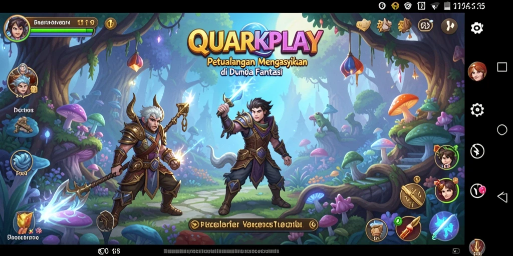 Tampilan gameplay <strong>QUARKPLAY</strong> yang penuh petualangan dan tantangan menarik.