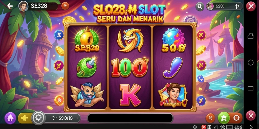 Tampilan gameplay SE328 yang menarik dan penuh warna.