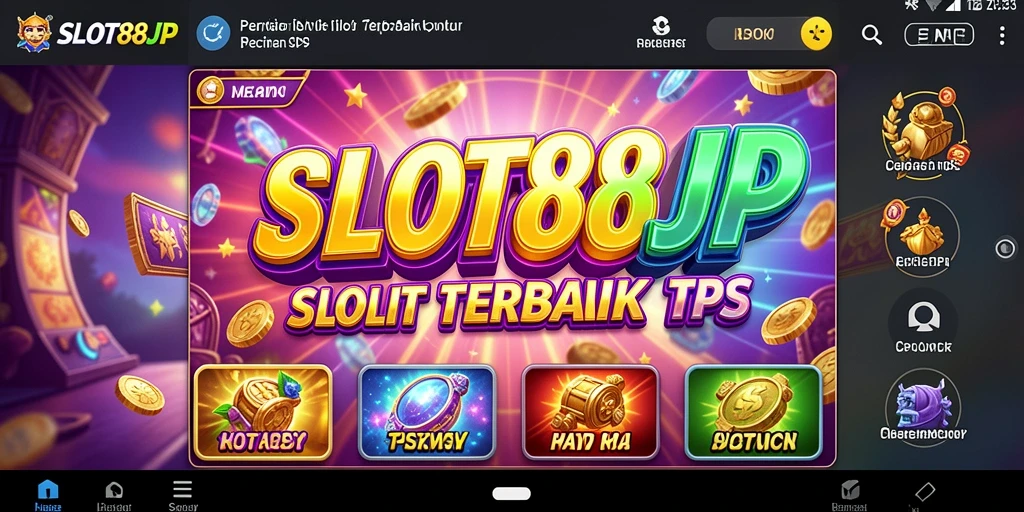 Tampilan gameplay SLOT88JP yang penuh warna dan menarik.